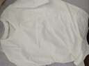 布先生春夏季短袖T恤男士純棉小白T純色內搭打底衫 皓月白-V領(lǐng) 2XL(185) 曬單實(shí)拍圖