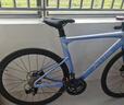 喜德盛公路自行車(chē)24款AD350 油碟桶軸固定輪組2x10變速全隱藏內走線(xiàn) 霧霾藍 570mm（適合身高195-210cm） 曬單實(shí)拍圖