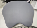 太空慢回彈腰墊靠枕椅子腰靠腰部支撐汽車(chē)腰托靠 腰枕-淺灰 支撐腰椎 告別酸痛 曬單實(shí)拍圖