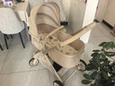 酷貝樂(lè )（coballe）嬰兒推車(chē)可坐可躺輕便折疊嬰兒車(chē)0-3歲減震高景觀(guān)雙向寶寶手推車(chē) 【5代】香檳金（輕便護脊+推桿秒換向） 曬單實(shí)拍圖
