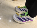 阿迪達斯（adidas）男 跑步系列 adizero Evo SL M 跑步鞋 JS4495 白色  43  曬單實(shí)拍圖