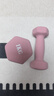 誠悅彩色浸塑啞鈴男女士家用健身肌肉手臂塑形輕重量櫻粉1kg*2CY-568 曬單實(shí)拍圖