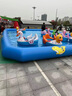 大型充氣水池戶(hù)外大型充氣水池釣魚(yú)池摸魚(yú)池嬉水池兒童樂(lè )園游泳池 特厚10*10米100平0.6米高度 終身保修 曬單實(shí)拍圖