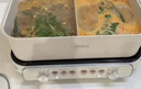 美的（Midea）電火鍋鴛鴦鍋烤肉鍋火鍋專(zhuān)用鍋0氟涂層超薄速沸電火鍋多功能鍋料理鍋分體式6.5L多用途鍋DLS3322R2 曬單實(shí)拍圖