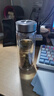 希諾（heenoor）雙層玻璃杯男家用商務(wù)辦公泡茶杯子過(guò)濾車(chē)載水杯XN-9302 345mL 曬單實(shí)拍圖