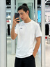 361°t恤男短袖衣服運動(dòng)服飾籃球體恤春夏季冰絲速干跑步男士健身裝 新基礎白-1 L 曬單實(shí)拍圖