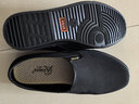 3515傳統布鞋透氣爸爸鞋休閑橡膠軟底老北京布鞋男工作鞋 黑色 40 曬單實(shí)拍圖