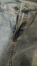 佐丹奴牛仔褲男秋季新款洗水后袋袋花中腰修身牛仔長(cháng)褲男01115079 61淺藍 34 曬單實(shí)拍圖