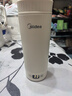 美的（Midea）便攜電熱水杯加熱杯電熱水壺保溫燒水杯350ml迷你旅行出差沖奶泡茶智能恒溫316L不銹鋼MK-DB35X22 曬單實(shí)拍圖