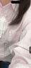 優(yōu)衣庫女裝棉質(zhì)寬松襯衫/長(cháng)袖襯衣26春夏新款483880 10 水粉色(條紋) L 曬單實(shí)拍圖