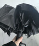 京東京造黑武士pro雨傘自動(dòng)折疊傘便攜遮陽(yáng)男士晴雨兩用大號八骨23寸105cm 曬單實(shí)拍圖