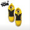 會(huì )說(shuō)話(huà)的湯姆貓鞋子男女春夏新品情侶學(xué)生運動(dòng)休閑平底板鞋 電母黃 43 曬單實(shí)拍圖