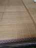 俞兆林（YUZHAOLIN）2026竹席涼席夏天學(xué)生家用空調藤草席雙面嬰兒可用冰絲席子可折疊 黑咖邊 80x190cm單涼席 曬單實(shí)拍圖