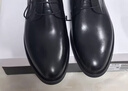 百麗男鞋通勤商務(wù)正裝皮鞋牛皮真皮鞋A0917 黑色-內增高5.5cm 39 曬單實(shí)拍圖