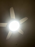 美的（Midea）LED吊扇燈開(kāi)葉扇變頻電機遙控餐廳臥室全光譜風(fēng)扇燈一體 52寸68瓦/全光譜/無(wú)極調光調色 曬單實(shí)拍圖