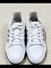adidas ENTRAP美式校園風(fēng)運動(dòng)少年感復古籃球風(fēng)板鞋男女阿迪達斯   白色/暗銀金屬/樹(shù)脂黃   41 曬單實(shí)拍圖