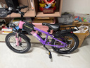 永久（FOREVER）兒童山地車(chē)兒童自行車(chē)兒童山地自行車(chē)6到12歲小學(xué)生新款變速單車(chē) 標配粉紫|單速+輻條輪+后座+車(chē)燈 18寸|身高120-150cm 曬單實(shí)拍圖