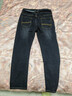 AEMAPE美國蘋(píng)果牛仔褲男防盜拉鏈口袋高彈力斜口袋商務(wù)休閑直筒加大碼 黑色 34  ( 2尺7)  曬單實(shí)拍圖