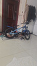 飛鴿兒童自行車(chē)6-12-18歲青少年山地車(chē)男女孩學(xué)生單車(chē)藍白20寸變速體 曬單實(shí)拍圖