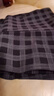 歐妤加絨加厚格子休閑褲女秋冬季女裝新款高腰時(shí)尚寬松直筒褲長(cháng)褲子 灰小格【春秋款】 2XL 建議100-110斤 曬單實(shí)拍圖