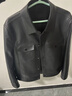 利郎皮衣男翻領(lǐng)綿羊頭層皮革商務(wù)時(shí)尚皮夾克外套25秋季 曬單實(shí)拍圖