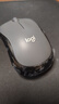 羅技（Logitech）M220無(wú)線(xiàn)鼠標(M221造型)無(wú)線(xiàn)辦公靜音鼠標 筆記本家用usb無(wú)線(xiàn)辦公Mac鼠標電池 中小手適用小巧便攜 灰色 曬單實(shí)拍圖