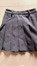 香影學(xué)院風(fēng)灰色百褶jk短裙女2026春季新款垂感顯瘦高腰a字半身裙 深灰 S 155/60A/85-95斤 曬單實(shí)拍圖