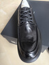 金利來(lái)（Goldlion）【春夏煥新】男鞋都市正裝皮鞋舒適耐磨德比鞋50823024401A黑色39 曬單實(shí)拍圖