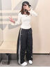 阿迪達斯（adidas）三葉草系列 女 P PANT 梭織長(cháng)褲 KS2865 黑色 S 曬單實(shí)拍圖