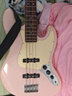 J&DGuitarsJD JAZZ粉色BASS電貝斯貝司PBASS新手初學(xué)者入門(mén)搖滾 櫻桃粉JAZZ BASS 曬單實(shí)拍圖