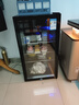 新飛 （Frestec）冰吧冷藏柜保鮮柜 歐式恒溫紅酒柜酒店家用客廳冰箱迷你小型單門(mén)辦公室保鮮展示留樣茶葉飲料柜 118升黑內膽【冷藏+微冷凍+帶燈+帶鎖】 曬單實(shí)拍圖