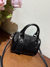 CADUNI KAISER牛皮包包女包小眾波士頓包百搭手提單肩生日禮物高級感送女友老婆 【黑色】實(shí)用走心 輕奢高端洋氣時(shí)尚新款斜挎包 曬單實(shí)拍圖