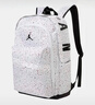 Jordan耐克AJ雙肩包 Nike滿(mǎn)天星書(shū)包男女童大學(xué)生背包電腦包 白色/黑色 曬單實(shí)拍圖