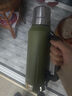 哈爾斯（HAERS）真空保溫壺戶(hù)外露營(yíng)大容量保溫杯車(chē)載暖水壺熱水瓶壺 雨林綠1.5L 曬單實(shí)拍圖