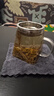 憶壺茶（YIHUTEA）玻璃公道杯帶過(guò)濾網(wǎng)茶漏套裝茶具配件茶海分茶器加厚功夫茶杯大號 公道杯350ml+茶漏 曬單實(shí)拍圖