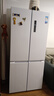 美的（Midea）冰箱540十字四開(kāi)門(mén)家用雙系統雙循環(huán)一級能效雙變頻風(fēng)冷無(wú)霜大容量?jì)粑侗ｕr帶制冰盒白色電冰箱 十字四門(mén)540|雙系統保鮮|流蘇白 曬單實(shí)拍圖