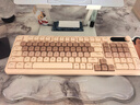 B.O.W航世K960BDL 三模無(wú)線(xiàn)藍牙鍵盤(pán)女生高顏值適用華為小米筆記本平板臺式手機通用98鍵 奶茶粉底液 曬單實(shí)拍圖