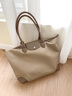 viney新款包包女包大容量托特包帆布單肩包生日圣誕禮物送女生女友 【淺駝色】圣誕節禮物送老婆高級感實(shí)用品牌通勤大包 小眾百搭輕奢休閑布包 曬單實(shí)拍圖