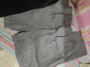 姍依羽棉麻休閑褲女高腰寬松亞麻夏季薄款九分褲女直筒褲中老年媽媽褲子 深灰色+黑色 薄款 兩件裝 2XL 建議110-125斤 曬單實(shí)拍圖