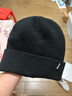 匹克帽子男女秋冬季加厚保暖針織帽滑雪騎行潮流防寒毛線(xiàn)冷帽 黑色 曬單實(shí)拍圖