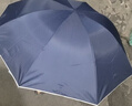 天堂天堂傘晴雨兩用傘折疊女男士定制廣告傘印logo防曬傘晴雨傘遮陽(yáng)傘 藏青色(336T銀膠款直徑99cm) 8骨 曬單實(shí)拍圖