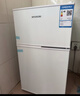 HYUNDAI（韓國現代）小冰箱迷你小型家用冷藏冷凍宿舍出租房辦公室雙開(kāi)門(mén)二門(mén)電冰箱節能省電 100L白【一級能效+租房必備】 曬單實(shí)拍圖
