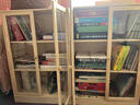 實(shí)木落地置物柜格子柜防塵收納儲物柜矮柜自由組合書(shū)架幼兒園書(shū)柜 組合款2門(mén)+3門(mén)【無(wú)漆松木】150CM 曬單實(shí)拍圖