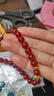 普陀山2026馬年本命年紅瑪瑙手串女款紅色天然瑪瑙珠黃金手鏈新年禮物 曬單實(shí)拍圖