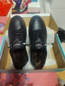 星頭啄木鳥(niǎo)100%全牛皮新款2026春季真皮防滑休閑皮鞋男士透氣運動(dòng)加絨棉鞋男 星頭3033加絨黑色 41 曬單實(shí)拍圖