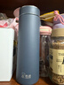 希諾抗菌保溫杯316L不銹鋼茶杯男帶濾網(wǎng)車(chē)載水杯XN-9606K深灰色 480mL 曬單實(shí)拍圖