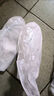 博沃尼克防雨鞋套 防水雨鞋 便攜式雨靴套成人非一次性透明平底白色XXL 曬單實(shí)拍圖