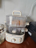 小熊（Bear）電蒸鍋 家用電鍋小型2-3人用 火鍋蒸煮炒一體多功能鍋 11.5L三層大容量DZG-HA0N7 曬單實(shí)拍圖