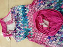 豹潛女童泳衣兒童分體女孩裙式平角套裝小童美人魚(yú)可愛(ài)韓版公主溫泉 2XL【建議110-120cm、40-55斤】 曬單實(shí)拍圖