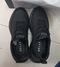百麗男鞋厚底健步鞋秋季增高5cm休閑鞋運動(dòng)鞋A2152 碳墨黑 43 曬單實(shí)拍圖